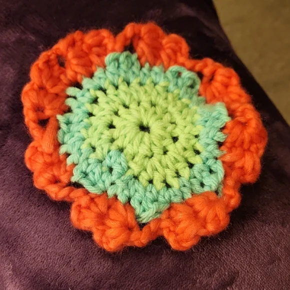 Colorful Crochet Coasters - Picture 3 of 3
